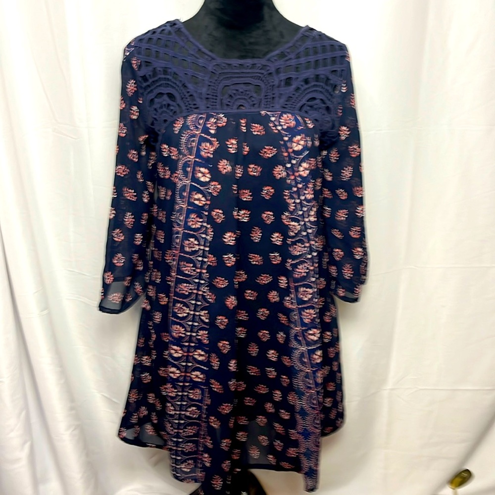 Japna swing dress ; size small: lined
